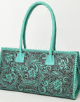 American Darling Hand Tooled Genuine Leather women bag western handbag purse