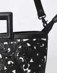 American Darling Hand Tooled Genuine Leather women bag western handbag purse