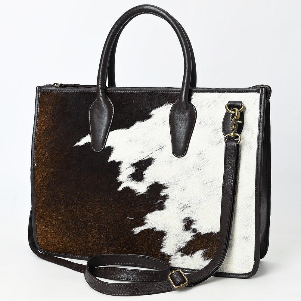 Hair-On Genuine Leather women bag western handbag purse