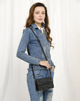 American Darling Small Crossbody Hand Tooled Genuine Leather Women Bag Western Handbag Purse