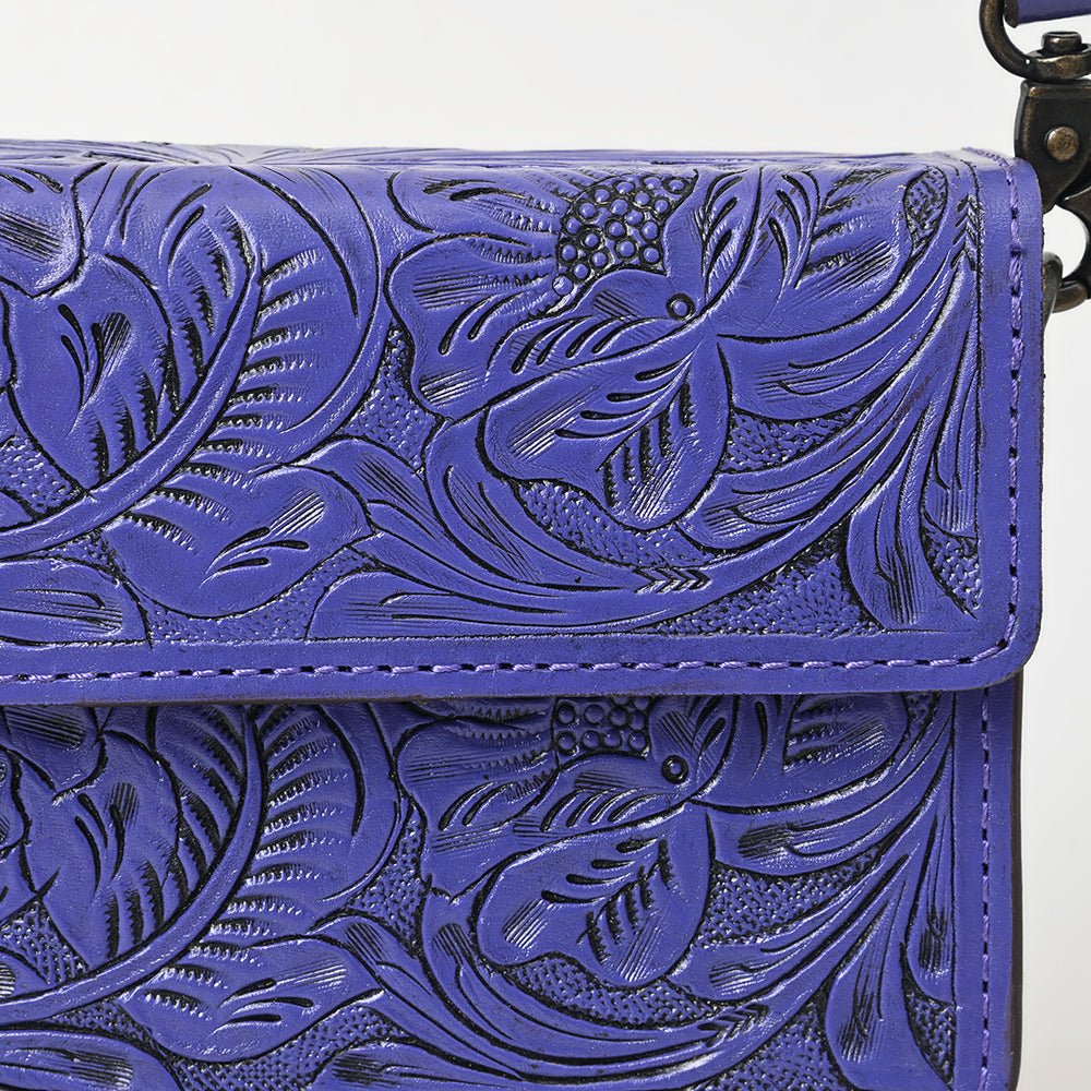 American Darling Small Crossbody Hand Tooled Genuine Leather Women Bag Western Handbag Purse