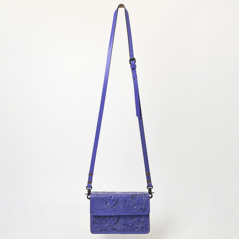 American Darling Small Crossbody Hand Tooled Genuine Leather Women Bag Western Handbag Purse