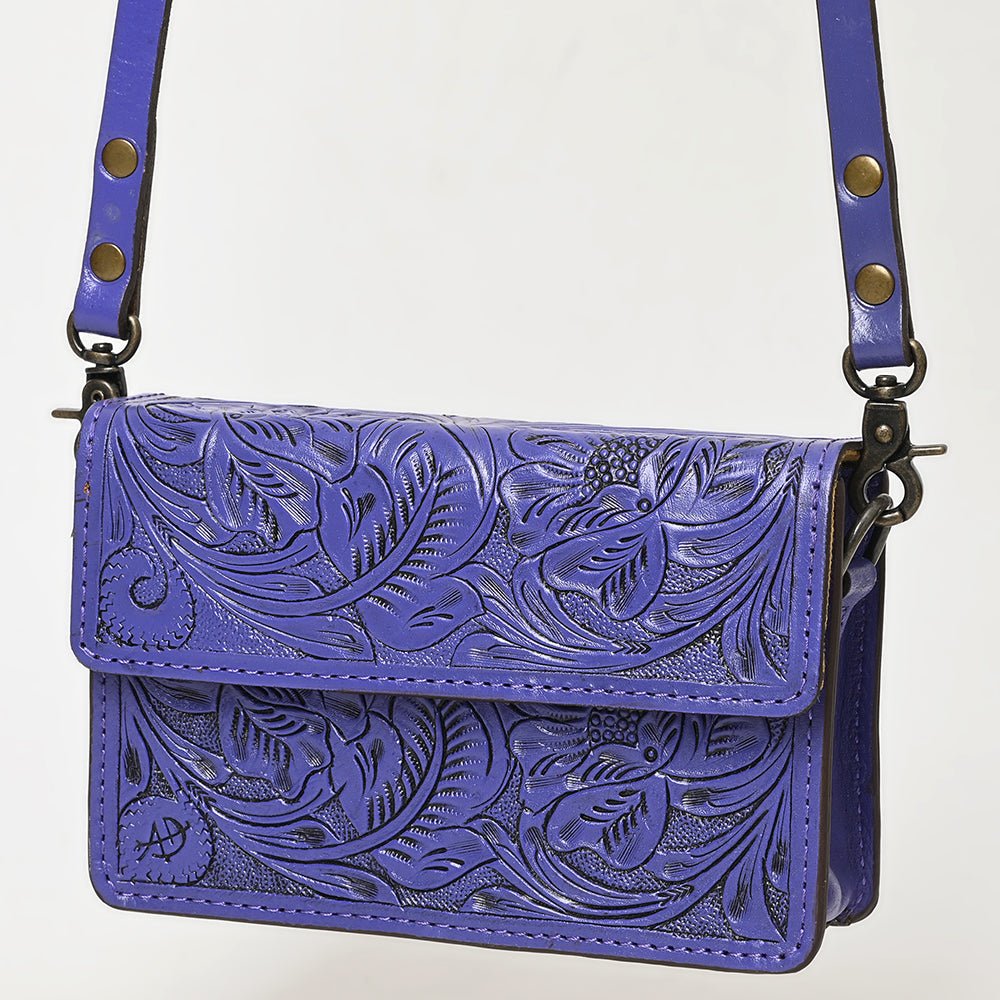 American Darling Small Crossbody Hand Tooled Genuine Leather Women Bag Western Handbag Purse