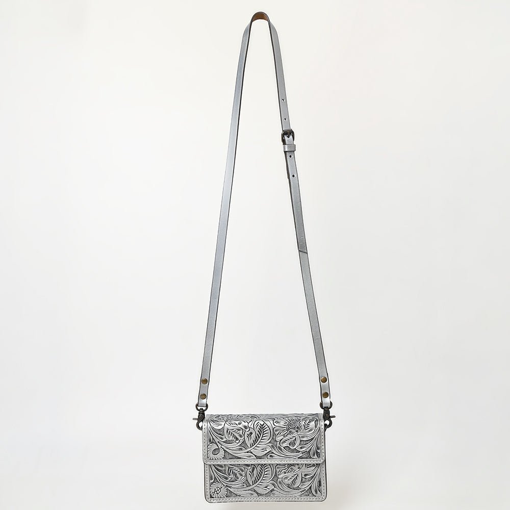 American Darling Small Crossbody Hand Tooled Genuine Leather Women Bag Western Handbag Purse