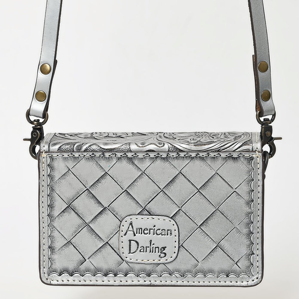 American Darling Small Crossbody Hand Tooled Genuine Leather Women Bag Western Handbag Purse