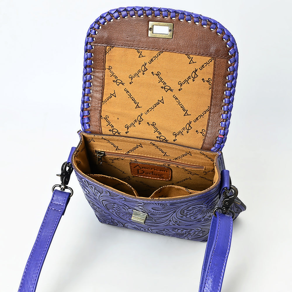 American Darling Cross Body I Hand Tooled Genuine Leather Women Bag Western Handbag Purse