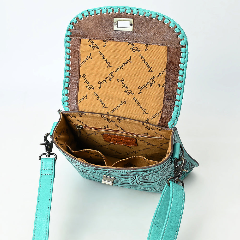 American Darling Cross Body I Hand Tooled Genuine Leather Women Bag Western Handbag Purse
