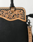 American Darling Tote Hand Tooled Genuine Leather Women Bag Western Handbag Purse