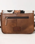 American Darling Adbg1504 Cross Body I Hand Tooled Hair-On Genuine Leather Women Bag Western Handbag Purse