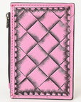 American Darling Card-Holder Hand Tooled Genuine Leather Women Bag Western Handbag Purse