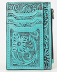 American Darling Card-Holder Hand Tooled Genuine Leather Women Bag Western Handbag Purse