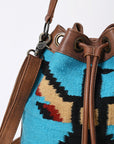 American Darling Saddle Blanket Genuine Leather women bag western handbag purse