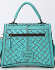 Hand Tooled Genuine Leather women bag western handbag purse