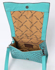 Hand Tooled Genuine Leather women bag western handbag purse