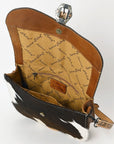 American Darling Adbg1518 Cross Body I Hand Tooled Hair-On Genuine Leather Women Bag Western Handbag Purse