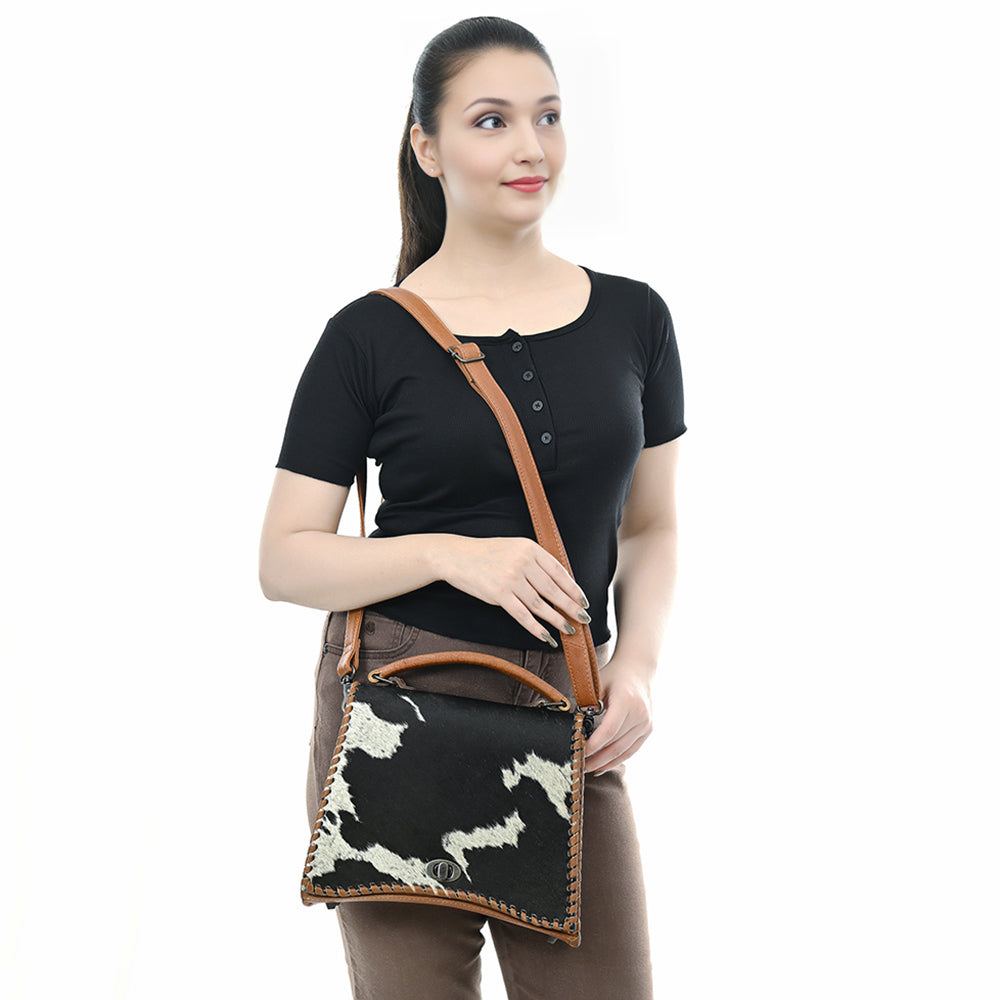 American Darling Adbg1520 Tote Hair-On Genuine Leather Women Bag Western Handbag Purse