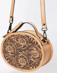 American Darling Canteen Hand Tooled Genuine Leather women bag western handbag purse