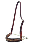 Comfytack Western American Leather Horse Noseband Roper Brown