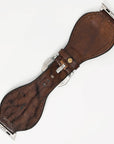 American Darling Beautifully Hand Tooled Painted Genuine Leather I watch Strap Men and Women Unisex