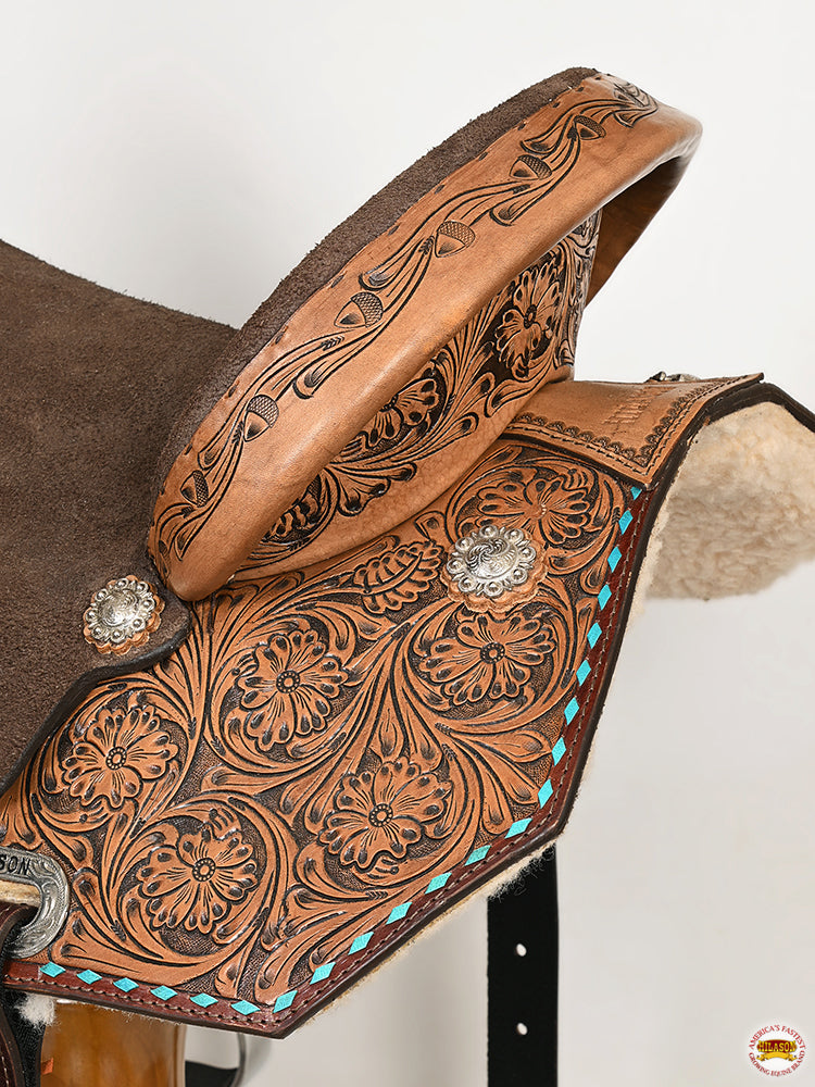 Flex Tree Western Trail Saddle For Long JourneyLength Rides With Unmatched Comfort