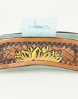 ADHC138 Beautifully Hand Tooled Women Ladies Hair Band Clip Clutcher