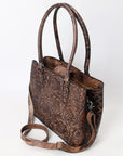 American Darling Tote Beautifully Hand Tooled  Genuine Leather women bag western handbag purse