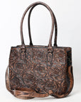 American Darling Tote Beautifully Hand Tooled  Genuine Leather women bag western handbag purse