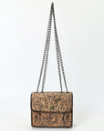 American Darling Small Crossbody Beautifully Hand Tooled  Genuine Leather women bag western handbag purse