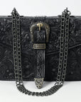 American Darling Small Crossbody Beautifully Hand Tooled  Genuine Leather women bag western handbag purse