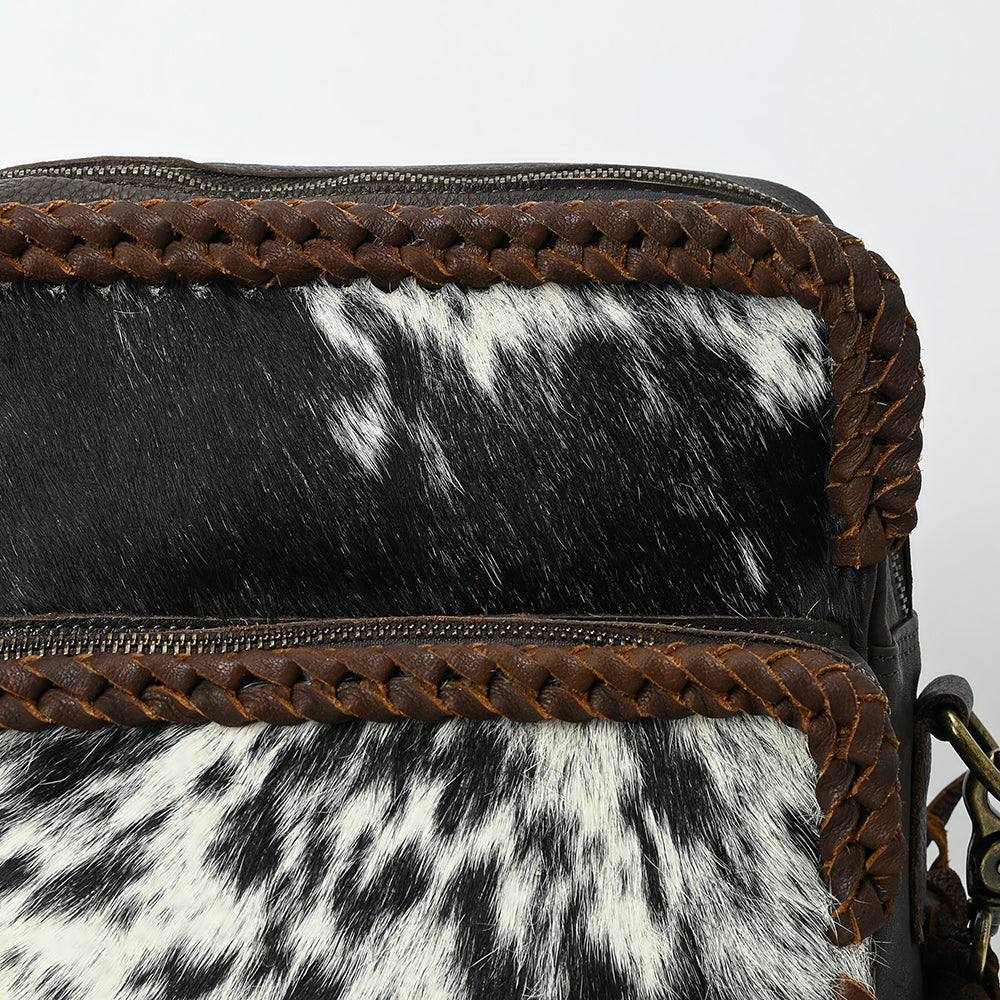 American Darling Crossbody Hair On Genuine Leather Women Bag Western Handbag Purse |