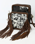 American Darling Crossbody Hair On Genuine Leather Women Bag Western Handbag Purse |