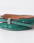 American Darling Hand tooled Hatband Genuine American Leather Western Adjustable Unisex