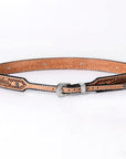 American Darling Hand tooled Hatband Genuine American Leather Western Adjustable Unisex