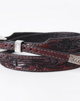American Darling Hand tooled Hatband Genuine American Leather Western Adjustable Unisex