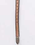 American Darling Hand tooled Hatband Genuine American Leather Western Adjustable Unisex
