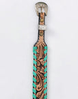 American Darling Hand tooled Hatband Genuine American Leather Western Adjustable Unisex