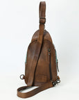 American Darling ADBG1538 Sling Crocodile embossed Genuine Leather women bag western handbag purse