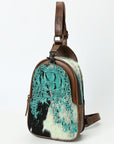 American Darling ADBG1538 Sling Crocodile embossed Genuine Leather women bag western handbag purse