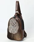 American Darling ADBG1538 Sling Crocodile embossed Genuine Leather women bag western handbag purse
