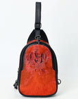 American Darling ADBG1538 Sling Crocodile embossed Genuine Leather women bag western handbag purse