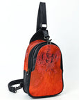 American Darling ADBG1538 Sling Crocodile embossed Genuine Leather women bag western handbag purse