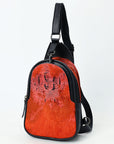 American Darling ADBG1538 Sling Crocodile embossed Genuine Leather women bag western handbag purse