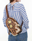 ADBGA592B American Darling Sling Genuine Western Leather Women Bag