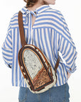 ADBGA592D American Darling Sling Genuine Western Leather Women Bag