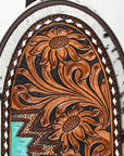 ADBGA593A Sling Hand Tooled Genuine Leather Women Bag Western Handbag Purse
