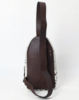 American Darling Sling Beautifully Hand Tooled Genuine Leather women bag western handbag purse