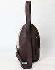 ADBGA593C Sling Hand Tooled Genuine Leather Women Bag Western Handbag Purse