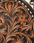 American Darling Canteen Beautifully Hand Tooled Genuine Leather women bag western handbag purse