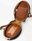 American Darling Canteen Beautifully Hand Tooled Genuine Leather women bag western handbag purse
