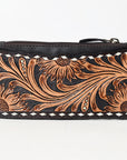 American Darling Card Holder Hand Tooled Genuine Leather Women Bag Western Handbag Purse